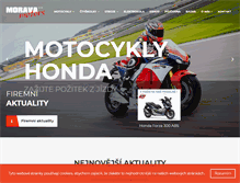 Tablet Screenshot of moravamotors.cz